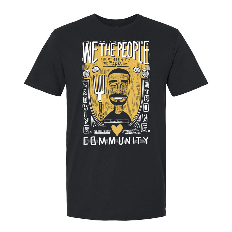 Zingerman's Roadhouse We The People Softstyle T-Shirt - Black