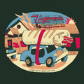 Youth Zingerman's Roadhouse Roadshow Burrito Zip Hooded Sweatshirt - Forest Green