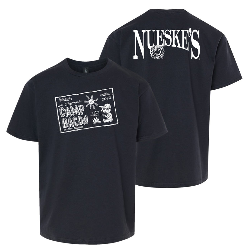 Youth Zingerman's Camp Bacon T-Shirt - Black