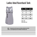 DVMS Ladies Racerback Tank - Heather Grey