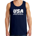 USAWSWS - Classic White Logo Tank - Navy