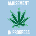 Words of Wonder Amusement in Progress T-Shirt- Carolina Blue