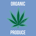Words of Wonder Organic Produce T-Shirt- Carolina Blue
