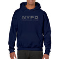 NYPD TRIATHLON TEAM HOODIE DISTRESSED - NAVY