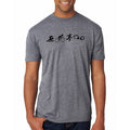 NYPD Triathlon Team Swim Bike Run Cuff Tee - Premium Heather