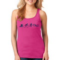 NYPD TRIATHLON SBRC LADIES TANK - HOT PINK