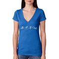 NYPD TRIATHLON SBRC LADIES V-NECK - VINTAGE ROYAL