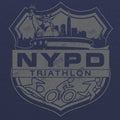 NYPD Triathlon Team Distress Logo Tee - Vintage Navy