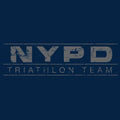 NYPD TRIATHLON TEAM HOODIE DISTRESSED - NAVY