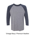 Next Level Apparel Unisex 3/4 Sleeve Triblend Raglan Tee